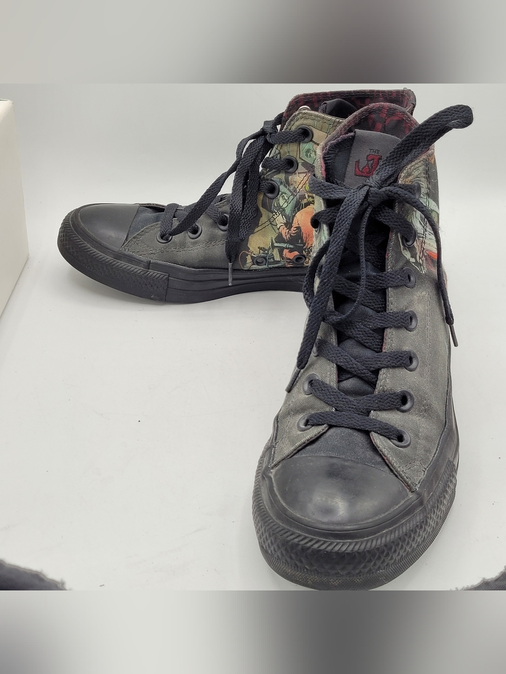 Converse Allstar DC Joker / Batman Hitop Sneakers Size 6 In Men 8 In Women - Picture 2 of 16